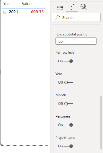 Solved: How to remove subtotal in Matrix for specific leve ...