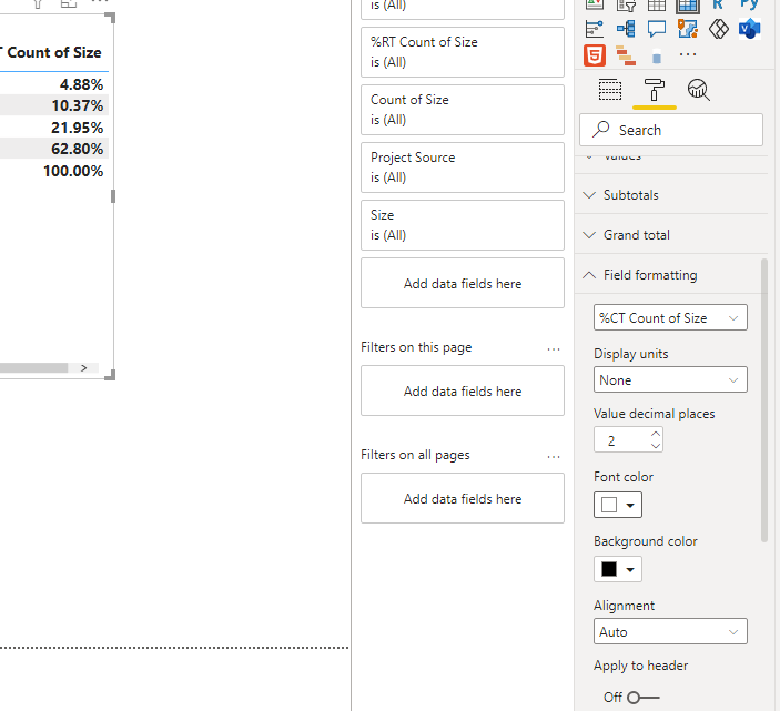Matrix Subtotals Percentage Rounding Issue - Microsoft Fabric Community