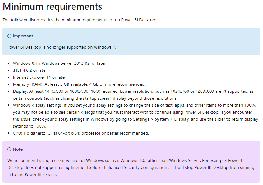 Solved: Ideal PC Specs for Developing Reports for "Big Dat... - Microsoft  Fabric Community