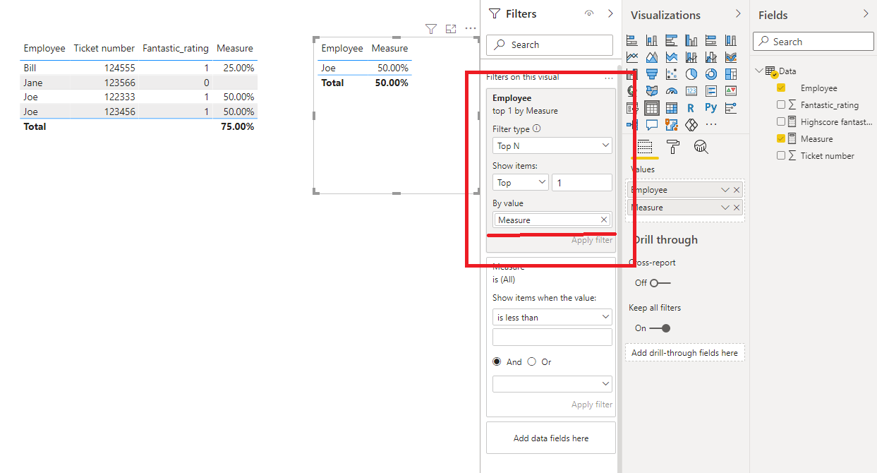 Solved: Find highest percentage - Microsoft Fabric Community