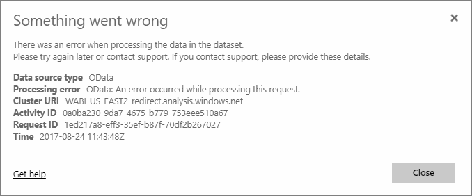 Solved: PWA oData Feed not loading 'Project' table - Microsoft Fabric ...