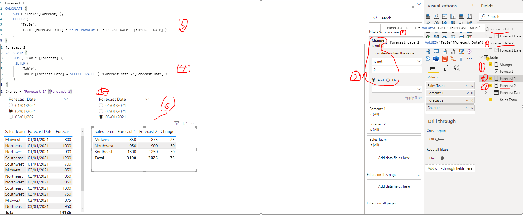 Solved: How to calculate the difference in values between ...