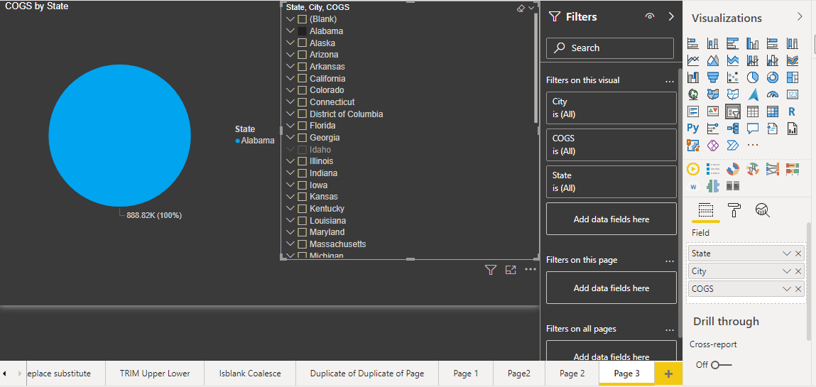 Slicer not working on visual - Microsoft Fabric Community