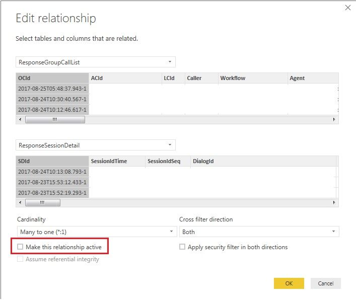 Relationship and Cross Filtering not working quite right (Trying to condense to one row)2.JPG