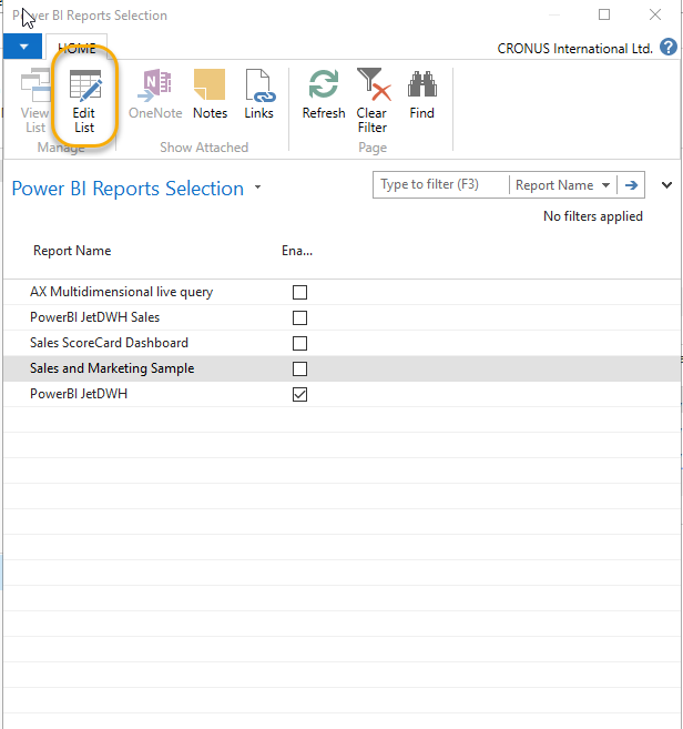 unable to enable any power bi report in NAV 2017 ? - Microsoft Fabric ...