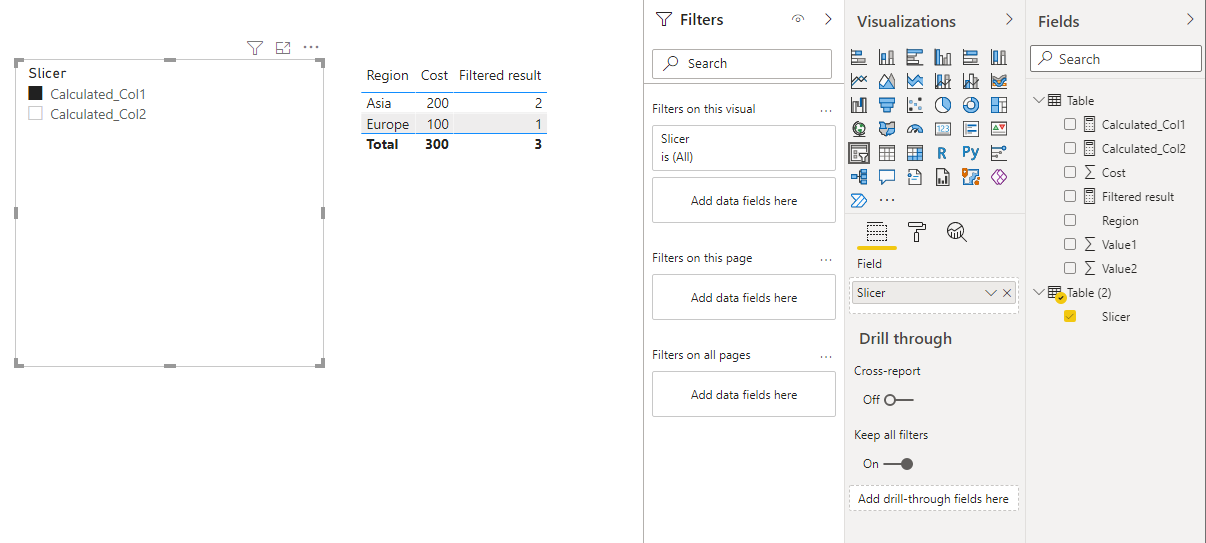 Solved: How to filter which columns are shown - Microsoft Fabric Community