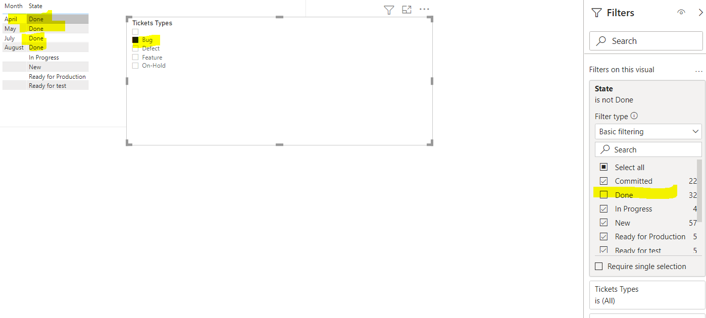 Slicer does not consider in filter on this visual - Microsoft Fabric ...