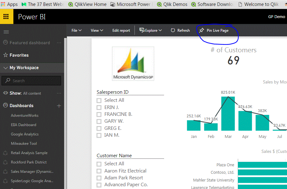 Pages on dashboard - Microsoft Fabric Community