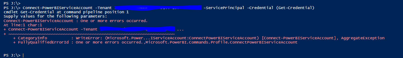 Connect by Powershell - Microsoft Fabric Community