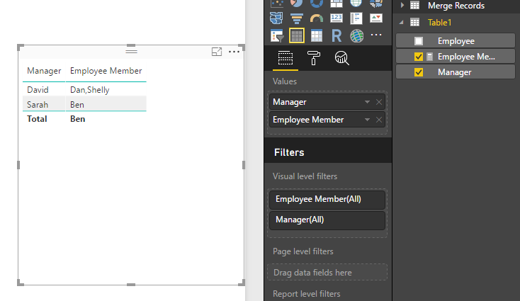 Solved: Re: merge identical rows in table visual - Microsoft Fabric ...