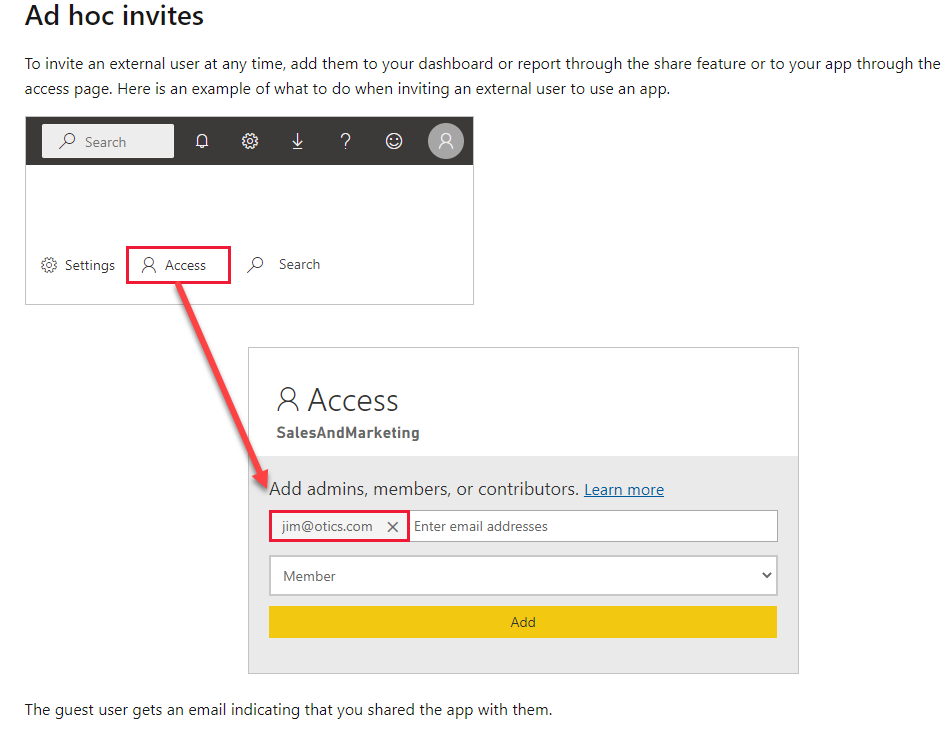 Solved: Re: Not able to Share Dashboards/Reports to Extern ...