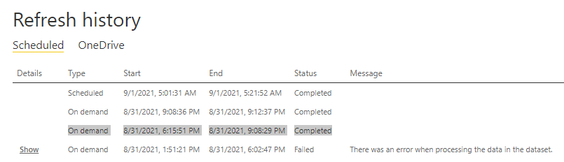Solved: Power BI service refresh forever - Microsoft Fabric Community