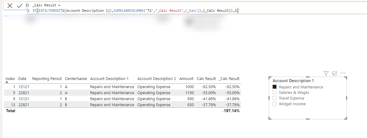 How to make a slicer modify a measure - Microsoft Fabric Community