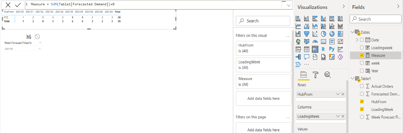 Solved: show blank value in matrix - Microsoft Fabric Community