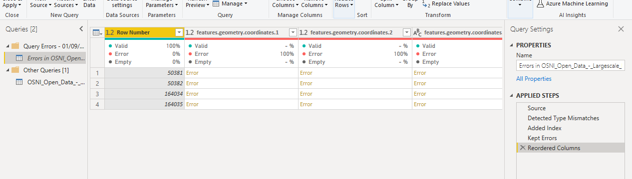 Geojson coordinates error - Microsoft Fabric Community