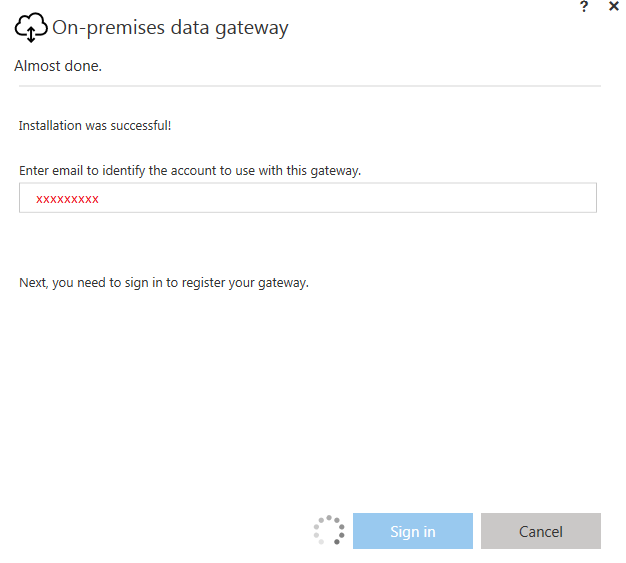 data premise gateway login error - Microsoft Fabric Community