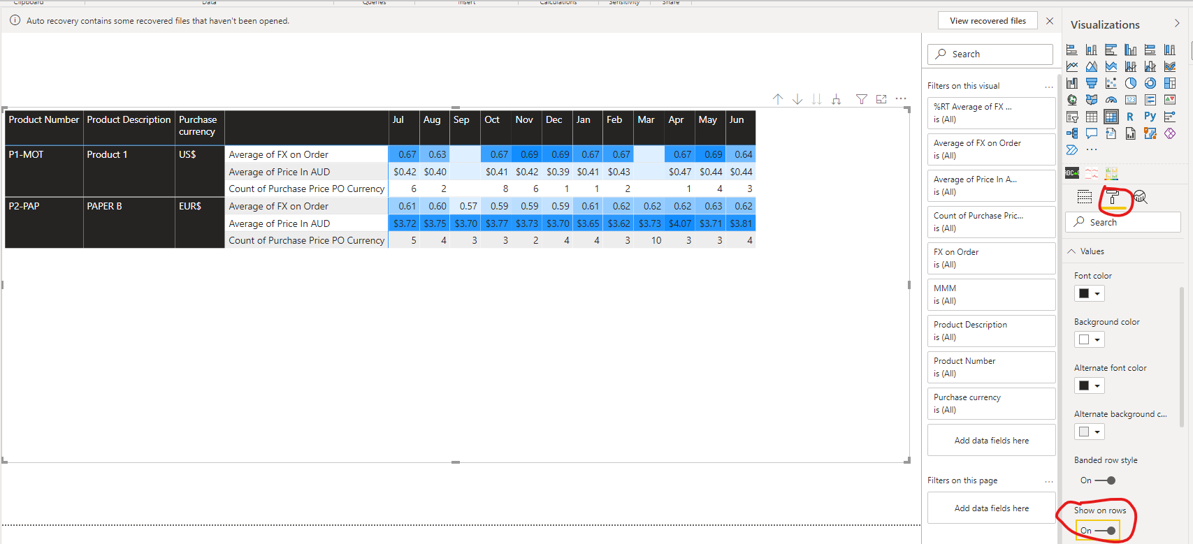 Solved: Matrix Layout and Heatmap - Microsoft Fabric Community