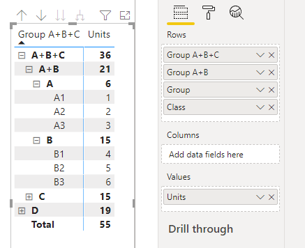 Solved: Multiple sub totals in a single table or matrix - Microsoft ...