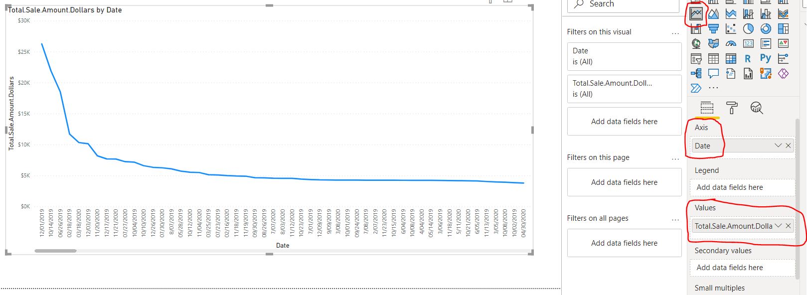Solved: Different results on same visualisation between De ...