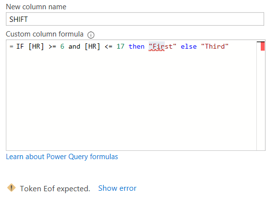 Solved: Custom Column for Shift - Microsoft Fabric Community