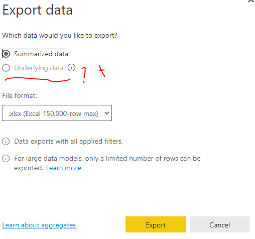 Solved: Export to Excel only works for me, not others - Microsoft ...