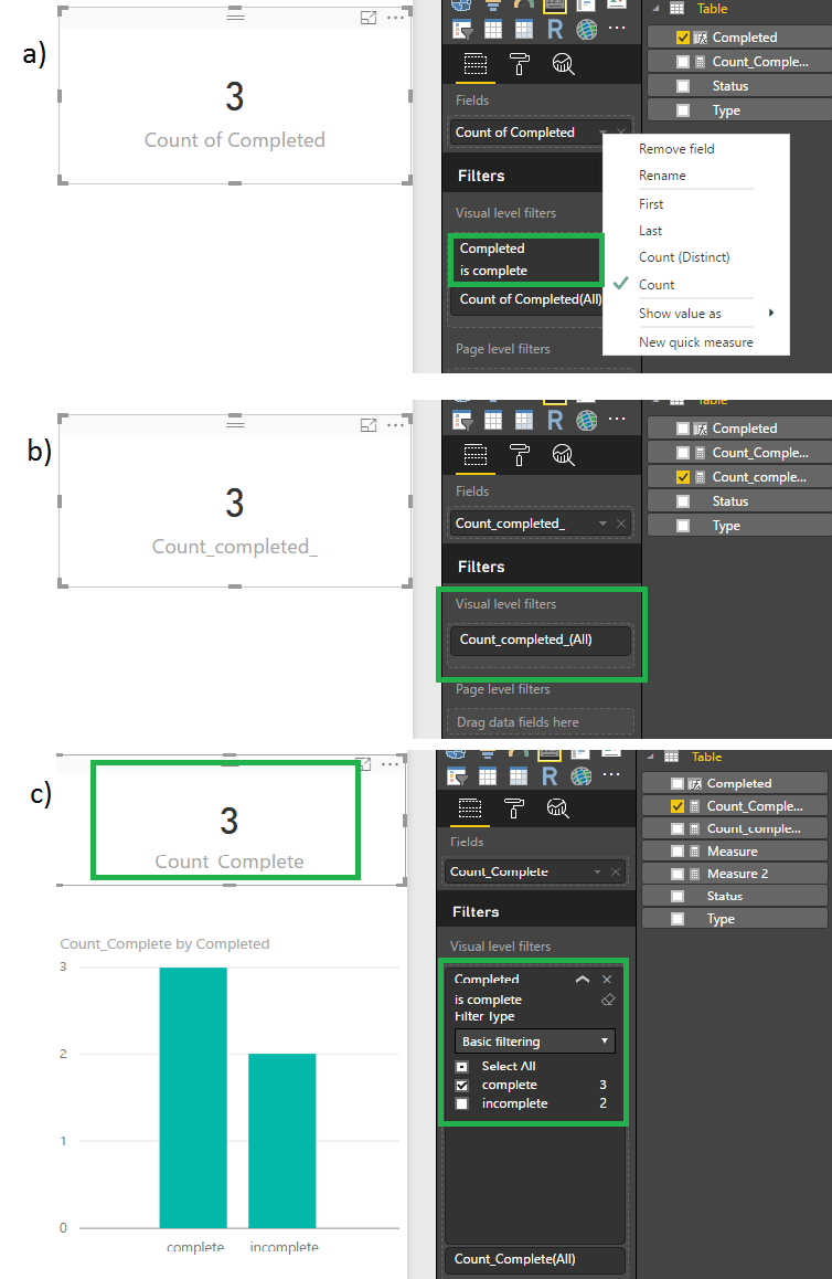 Solved: Convert True False and Count - DAX Help - Microsoft Fabric ...