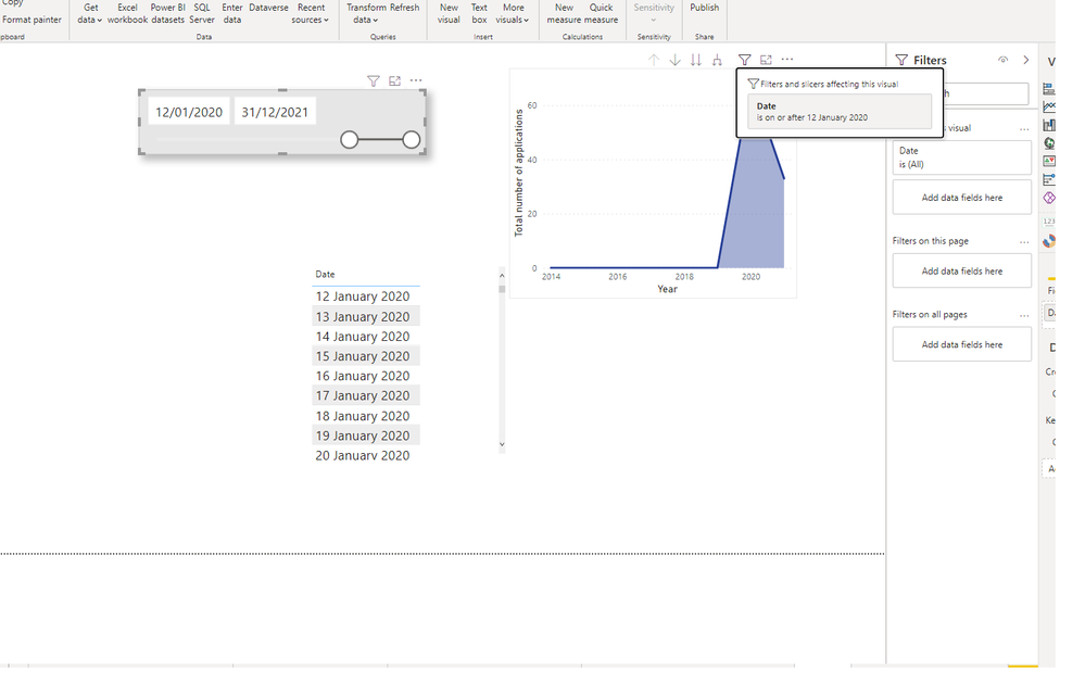 line chart years still not filtered after regenerating date table.png