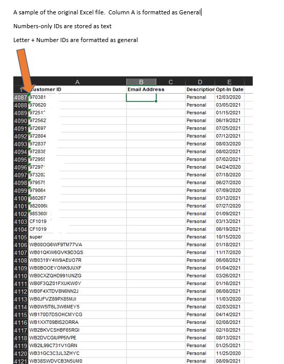 Issue Importing All Data from an Excel Column - Microsoft Fabric Community