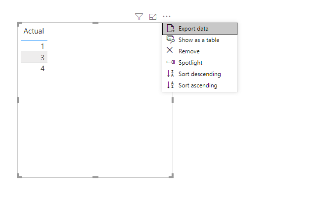 How to get values from table visual after some rec... - Microsoft ...