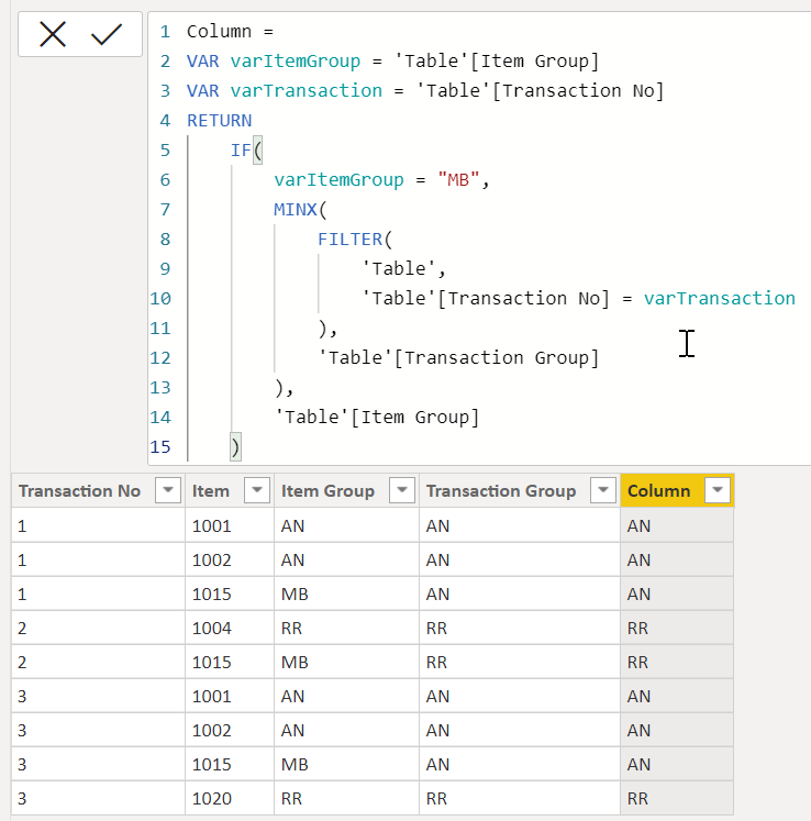 Solved: LOOKUP in SAME TABLE - Microsoft Fabric Community
