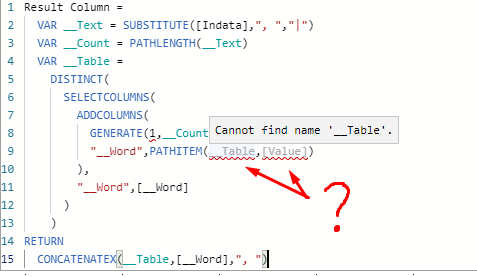 Solved: Remove reoccurring text elements in column (text) - Microsoft ...