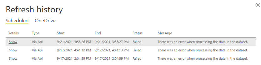 Refresh dataset with API and failure notification - Microsoft Fabric ...
