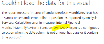 Work around when using PREVIOUSMONTH and there is ... - Microsoft ...