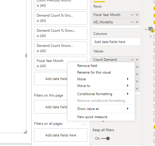 Solved: Measure to isolate specific field - Microsoft Fabric Community
