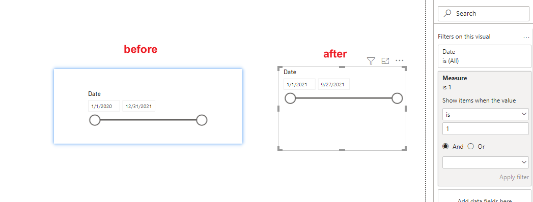 Error with max and min dates in slicer - Microsoft Fabric Community