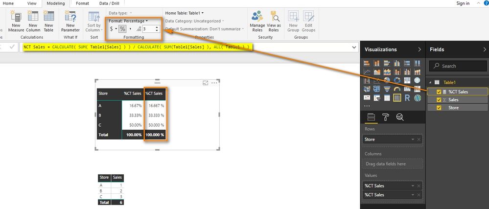 How do I edit the decimal point on show value as Percent of Column Total_1.jpg