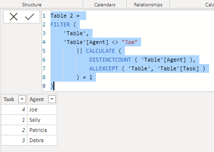Solved: Delete rows if one column is a duplicate and a dif ...