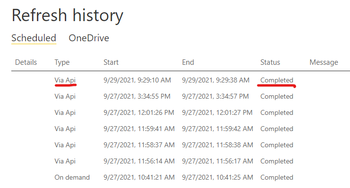 Refresh dataset with API and failure notification - Microsoft Fabric ...