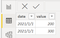 Solved: Create dax that sum two columns of values with a d ...