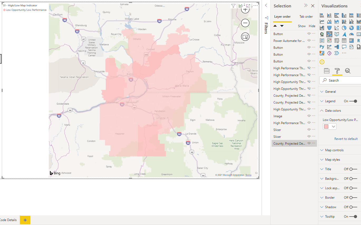 Solved Filled Map Single Color Appearing Differently Microsoft