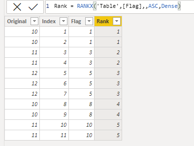 Solved: Calculated Index column based on groups - Microsoft Fabric ...