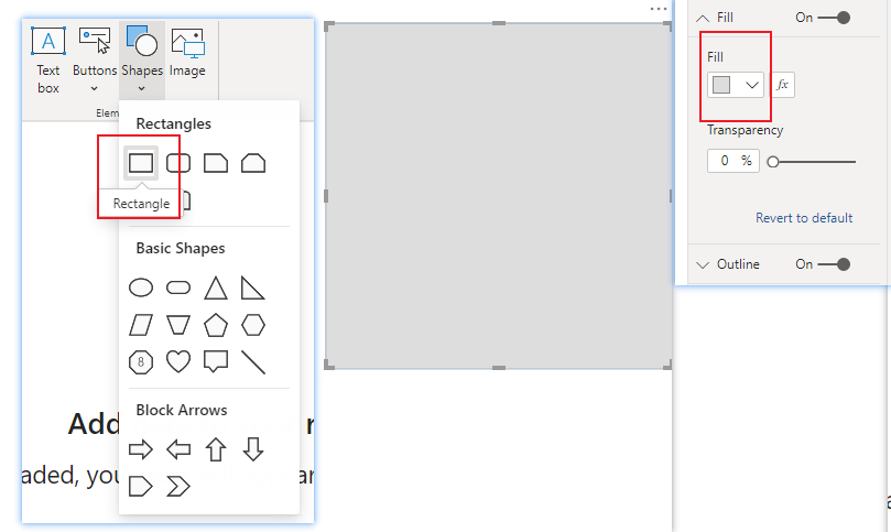 Solved: JSON for a rectangle background color - Microsoft Fabric Community