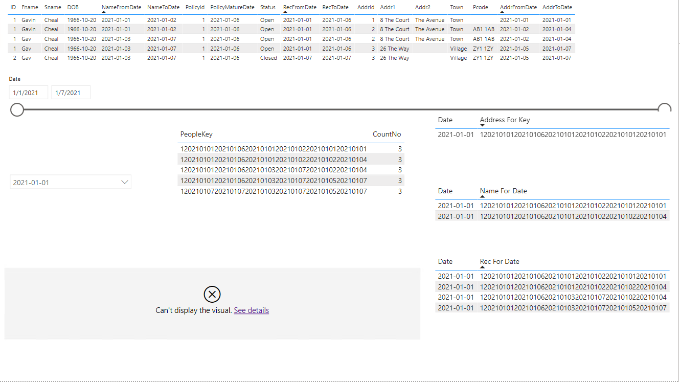 Solved: How to Display a record using DAX after data manip ...