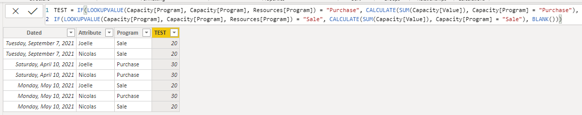 Solved: Calculation between 2 tables - Microsoft Fabric Community