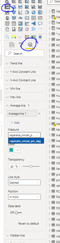Solved: 2 x averages in line chart - Microsoft Fabric Community