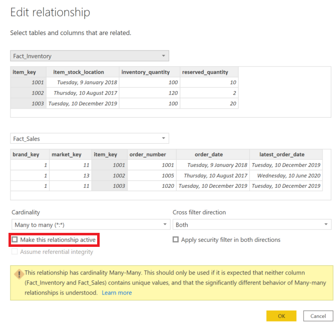 Solved: Virtual Connection Between Two Fact Tables - Microsoft Fabric ...