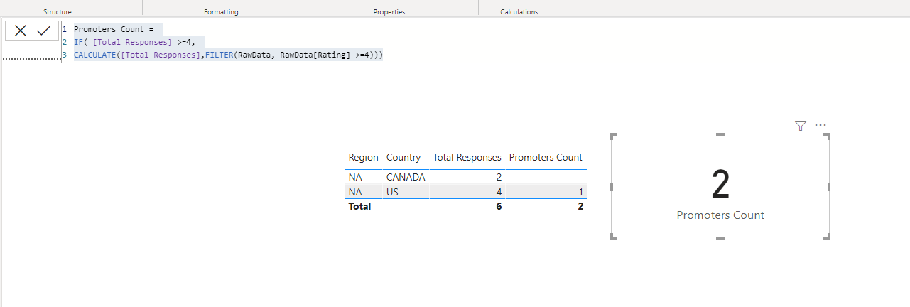 Solved: survay count based on condition - Microsoft Fabric Community