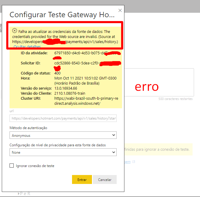 Web Connector Data source error - Microsoft Fabric Community