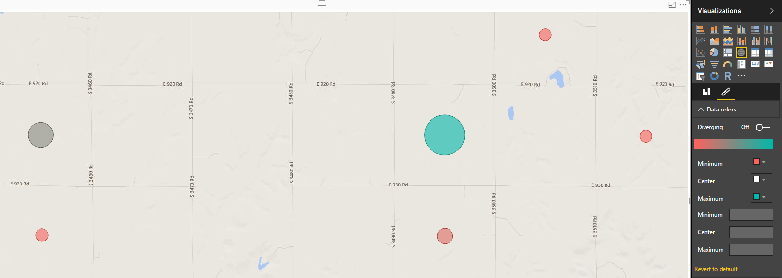 Solved: Re: Map Latitude and Longitude Color Saturation Do ...