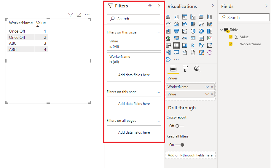 Solved: How to filter all rows of column except one row/on ...